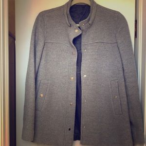 Grey swing coat